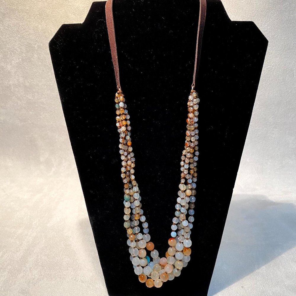 Chan Luu Multi Color Beaded Necklace 24"